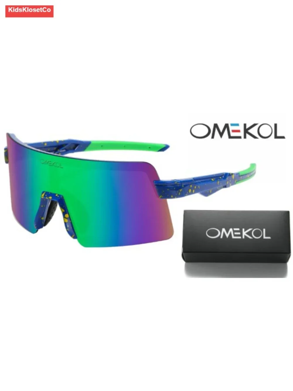 Polarized Sport Sunglasses UV400 Protection Cycling Eyewear TR90 Frame